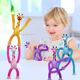 Jirafa estirable con luz