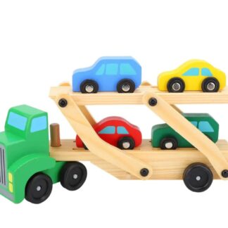Set camiones de madera